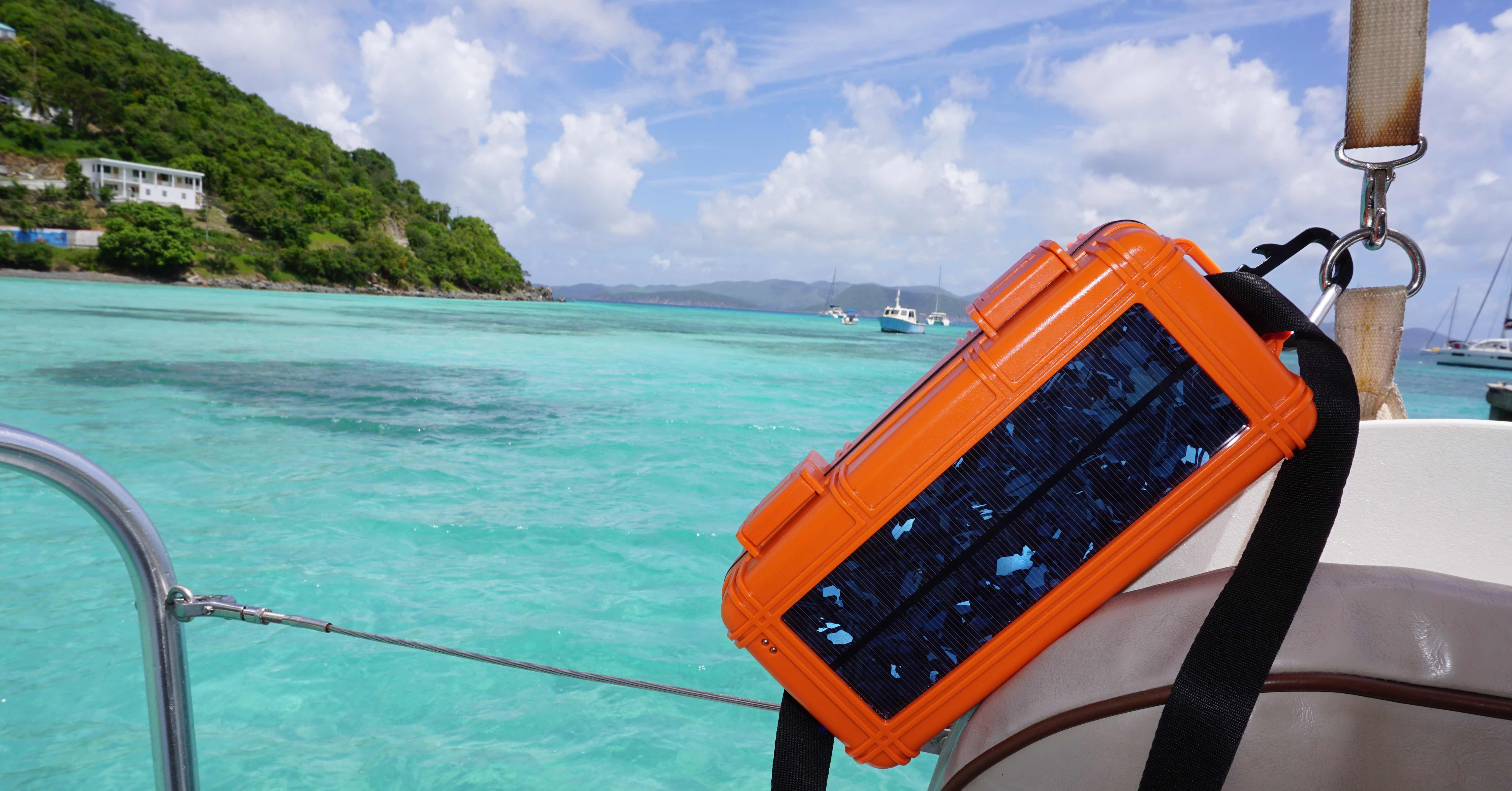Orange RokPak Pioneer Series is perfect for boaters
