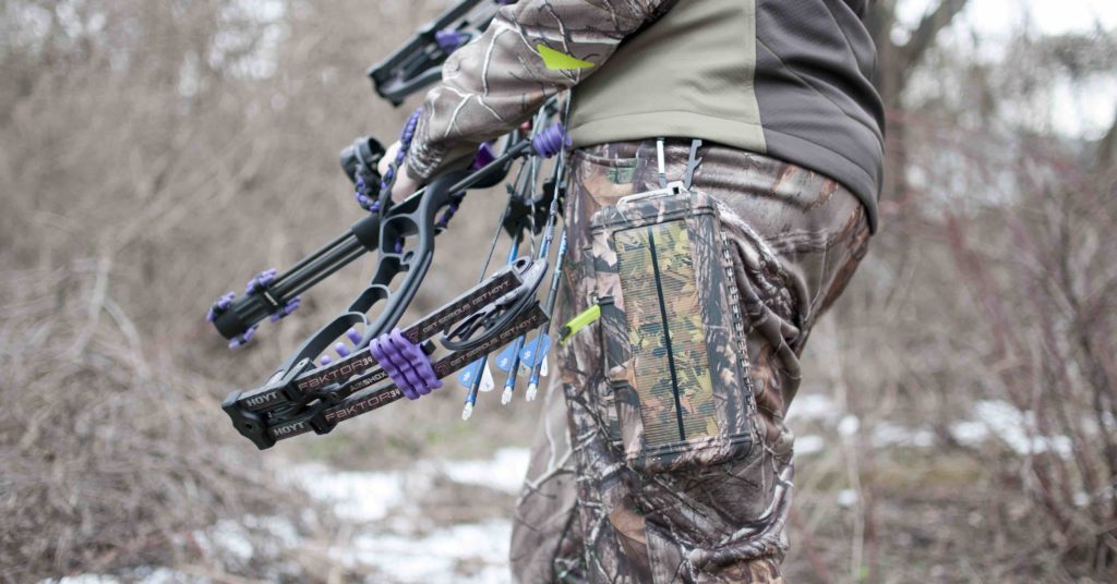Hunting with a camo RokPak Pioneer Series